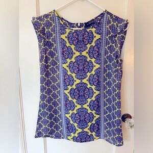 Limited Brand Printed Tank, Size XS